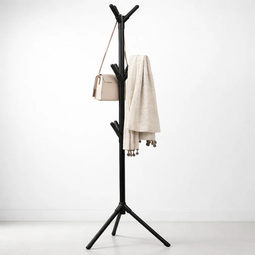 Perchero De Metal Ropa Organizador Abrigos Sombrero 155x42cm Aleatorio