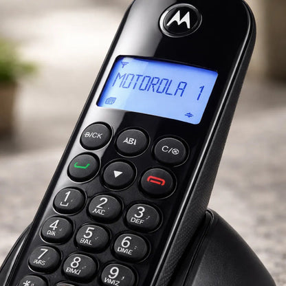 Telefono Inalambrico Digital Base Doble Identificador Numero Negro