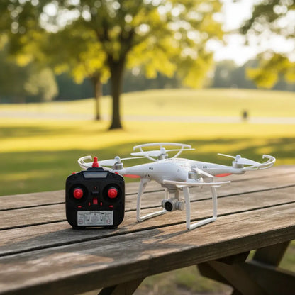 Dron Cámara Led Giro Retorno Automático Control Remoto 650ma Aleatorio