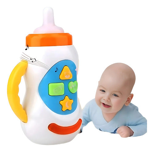 Juguete Infantil Didactico Mamadera Con Luz Y Sonido Niños