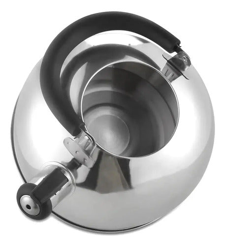 Caldera Silvadora 4 Litros Acero Inoxidable Cocina Plateado