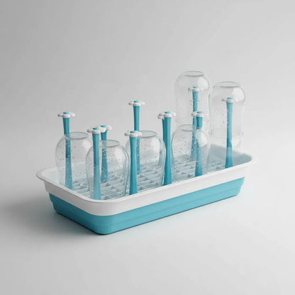 Escurridor Plástico Para Vasos 38.5x20cm Soporte Lavavajilla Aleatorio