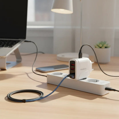Cargador Pared 2 Usb Display Digital 3.1a Celular Tablet Aleatorio - 2 Colores