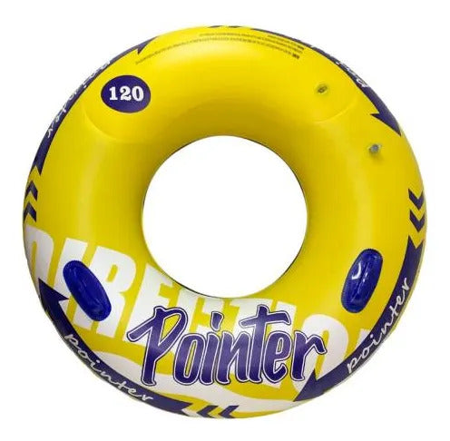 Flotador Inflable Aro Gigante Pileta Playa Adultos 115cm Amarillo
