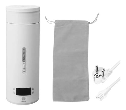 Hervidor Electrico Portatil Acero Portatil 450ml Hogar Termo Blanco