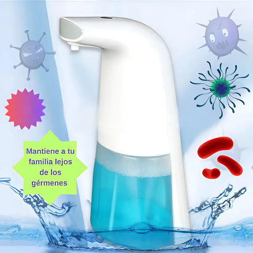 Dispensador Automatico Jabon Espuma Sensor Infrarrojo Baño Blanco