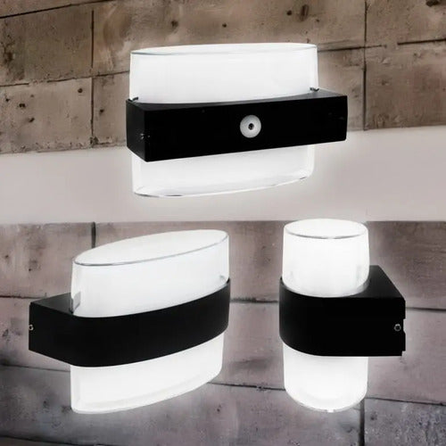 Aplique Pared Exterior Luminaria Lampara Bidireccional Foco