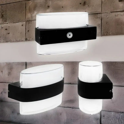 Aplique Pared Exterior Luminaria Lampara Bidireccional Foco