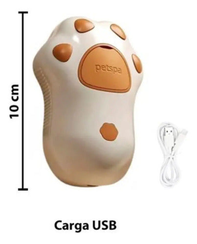 Peine Cepillo Vapor Para Mascotas Perro Gato Usb + Bolsitas