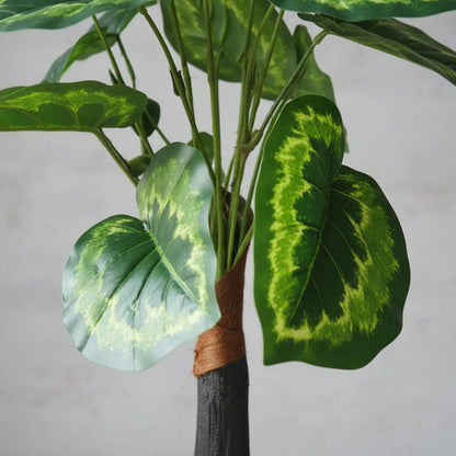 Adorno Planta Artificial Hojas Decoracion Interior Plastico Verde