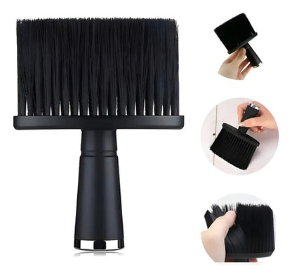 Cepillo Brocha Peluqueria Saca Pelo Barberia Negro