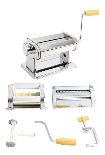 Maquina Raviolera Fabrica Ravioles Pasta Laminadora Acero In Gris