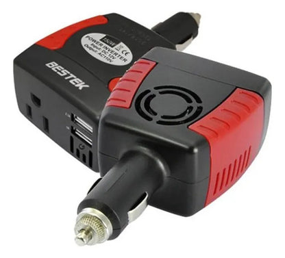 Convertidor Energía Auto Inversor Corriente 2 Usb Cargador
