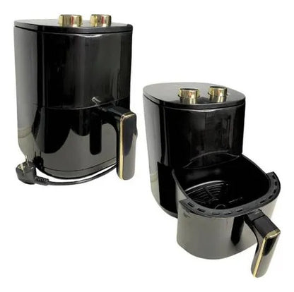 Freidora Aire 4l Familiar Saludable Rejilla Extraible 1050w Negro