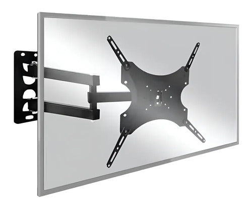 Soporte Tv Monitor Hdl117b2 Pared Brazo Móvil 14 A 55 Pulgadas Negro