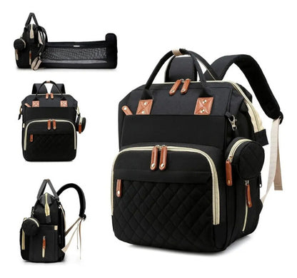 Mochila Maternal Convertible Con Cambiador