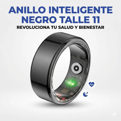 Anillo Inteligente Monitoreo Sueño Talle 11 Ios Android Negro 11