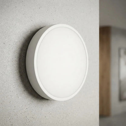 Panel Led Redondo 24w Luz Cálida 3500k 28cm Plafón Blanco