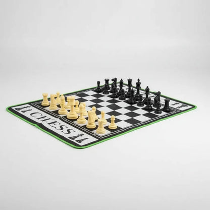 Ajedrez Gigante Didactico Infantil Tablero Plastico 92x65 Cm