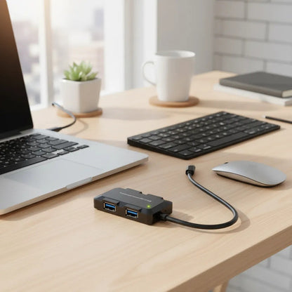 Adaptador Hub Usb Tipo C 4 Puertos Usb Notebook Pc Tablet