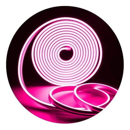 X2 Tira Led Neon Flexible 5 Mts Manguera Luz 10 Metros Total