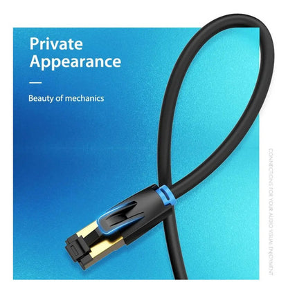 Cable De Red Cat 8  Sftp Ethernet 8 Mts Internet Rapido Lan