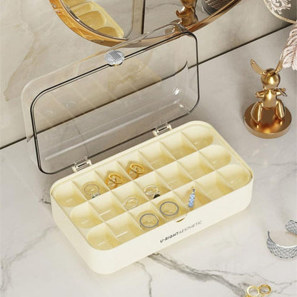 Caja Organizadora Para Joyas Anillos Accesorios 25x15x10cm
