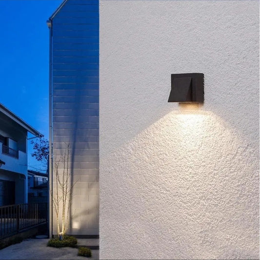 Set X5 Foco Pared Aplique Exterior Lampara Jardin Luminaria
