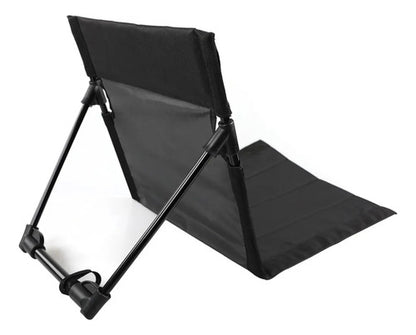Silla Plegable Playa Camping Respaldo Bolso Portatil 100cm Negro