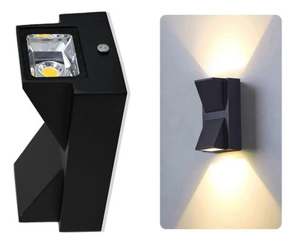 Foco Pared Bidireccional Lampara Aplique Exterior Luminaria