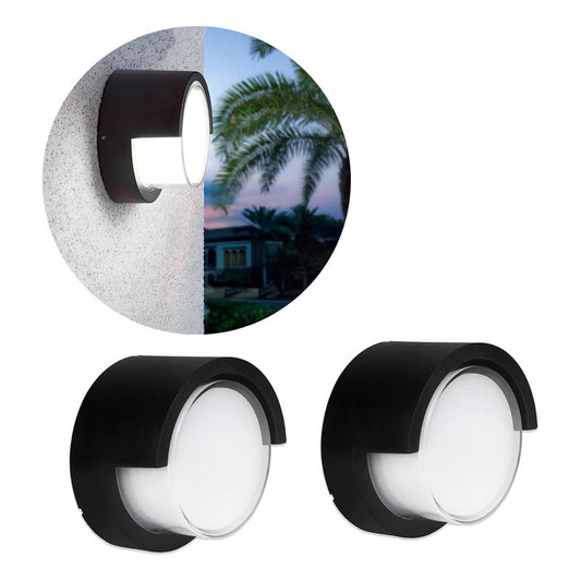 Set X2 Foco Pared Aplique Exterior Lampara Luminaria