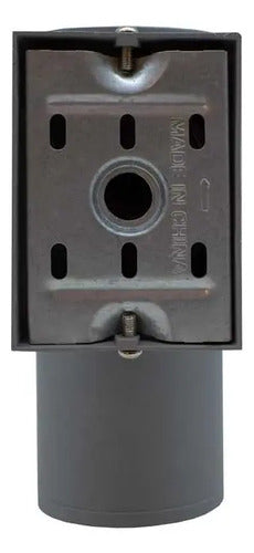 Aplique Pared Exterior Luminaria Lampara Unidireccional Foco Gris