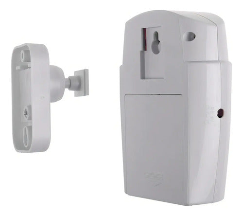 2 X Alarma Inalambrica Sensor Movimiento Sirena Casa Negocio Blanco