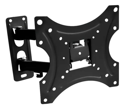 Soporte Tv Pared 43 Movil Inclinable De 14 A 43 Pulgadas Negro