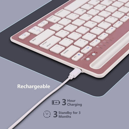 Teclado Bluetooth Portatil Inalambrico Soporte Tablet Celu