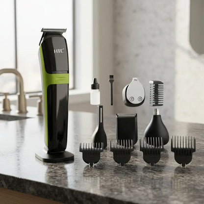 Maquina De Cortar Pelo Hombre Inalambrica Cortapelo Negro