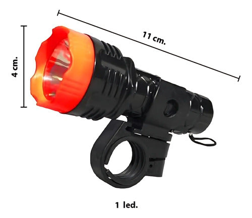 Luz Para Bicicleta Delantera Led Bici Impermeable Aleatorio