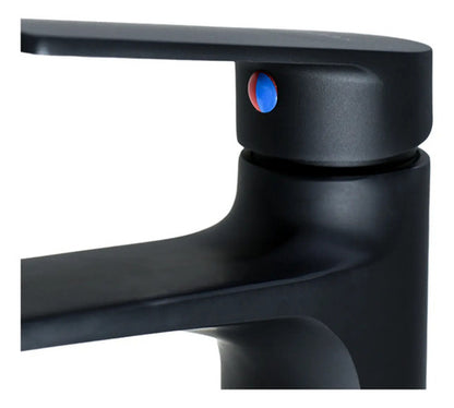 Canilla Negra Para Lavatorio Baño Monocomando Mezcladora