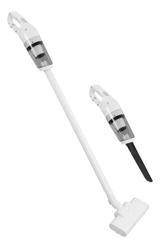 Aspiradora Inalambrica Portatil Recargable 2 En 1 Blanco