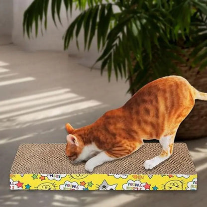 Rascador Gatos Plano Rectangular Corrugado De Carton Varios