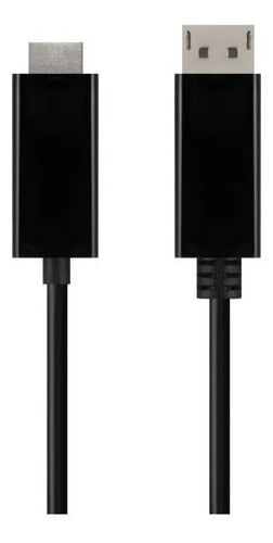 Adaptador Conversor Hdtv-displayport Dp 4k Monitor Notebook Negro