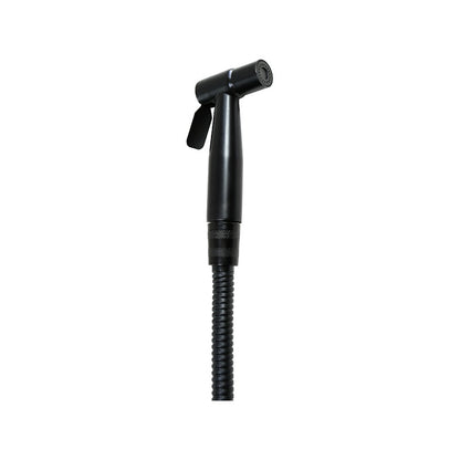 Ducha Higienica Negra Metalica Grifo Baño Con Boton