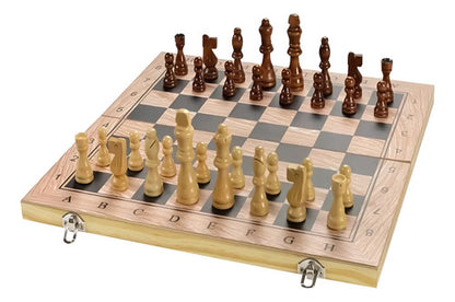 Ajedrez De Madera Juego De Mesa 48x48cm