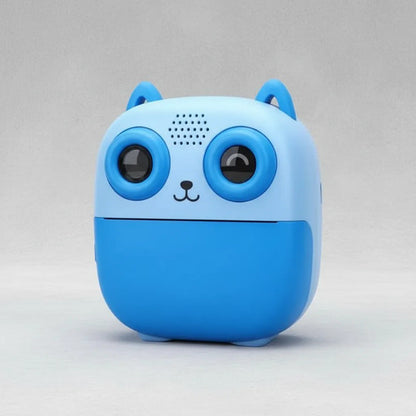 Cámara Digital Infantil Impresora Térmica Doble Cámara 2.4  Azul