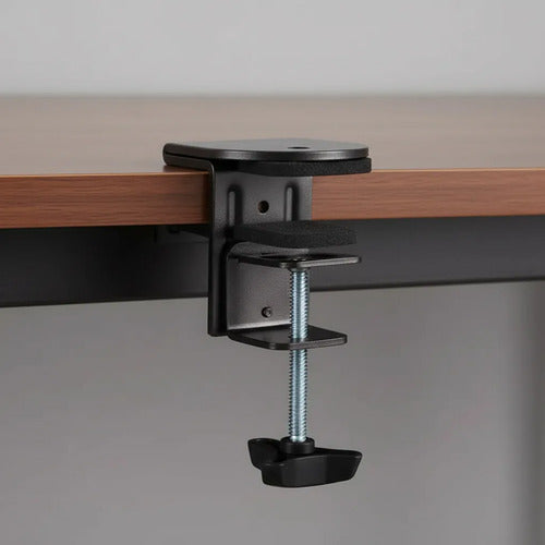Soporte Mesa Monitor Televisor Brazo Giratorio Hierro 15-33  Negro