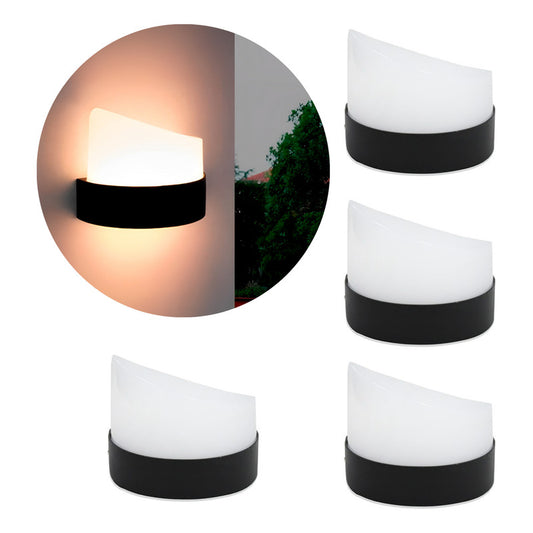 Set X4 Foco Pared Aplique Exterior Lampara Luminaria