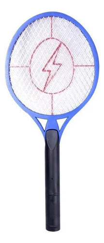 Raqueta Mata Mosquitos Eléctrica Recargable 300mah 51cm Azul