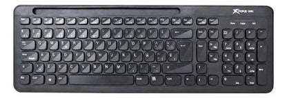 Teclado Inalámbrico Gamer Bluetooth 2.4g Español Numérico Negro Español Latinoamérica