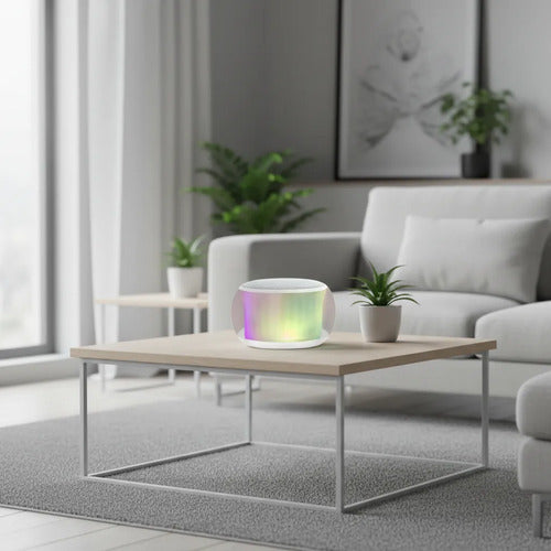 Parlante Portátil Bluetooth Tws Tf Fm Aux 3.5 Led Rgb 5w Aleatorio