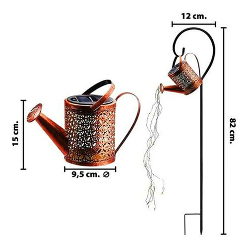 Adorno De Regadera Decorativa Jardin Exterior Solar Varios